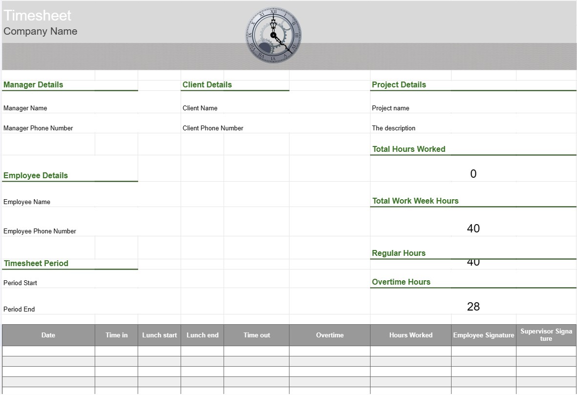 Timesheet